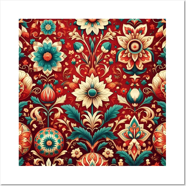 Ottoman Pattern Wall Art by Siha Arts